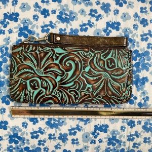 Patricia Nash tooled wristlet